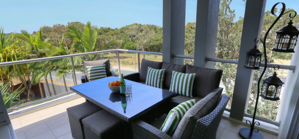 Coolum Penthouse 3 bedroom balcony view