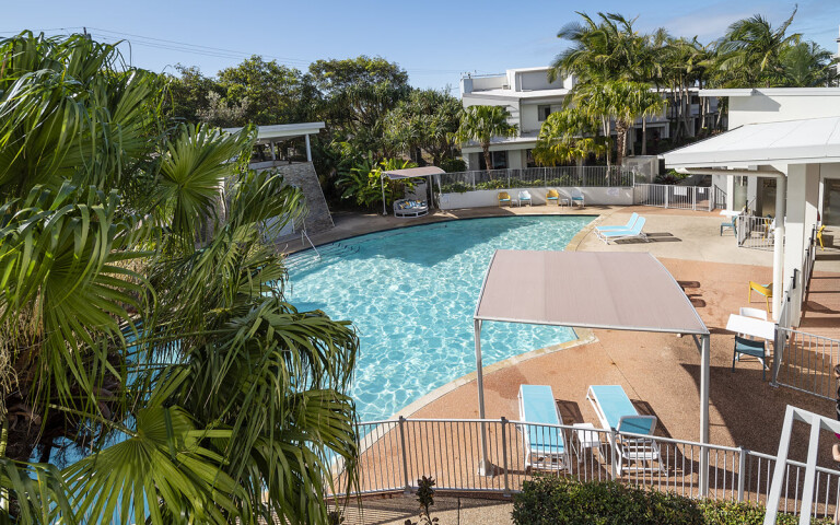 Main resort pool heated