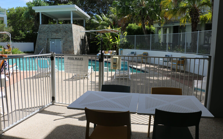 Guest BBQ area by the pool