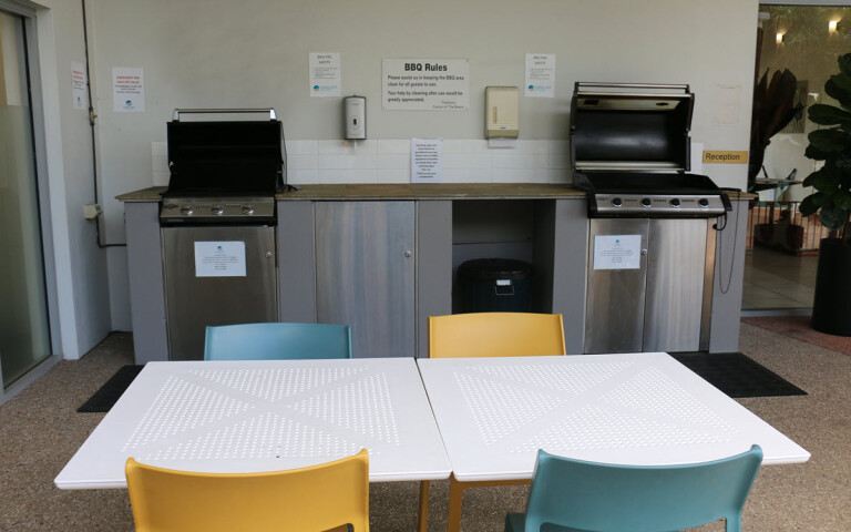 Guest BBQ area by the pool
