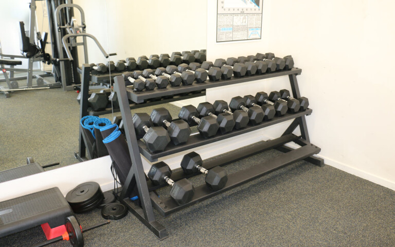 Resort gym for guests