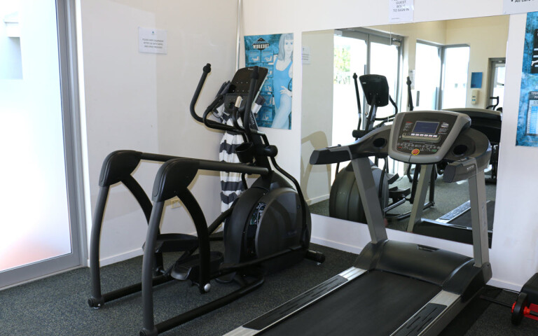 Resort gym for guests