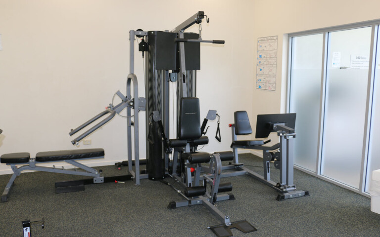 Resort gym for guests