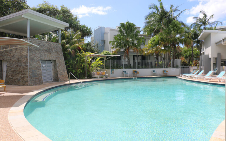 Main resort pool heated